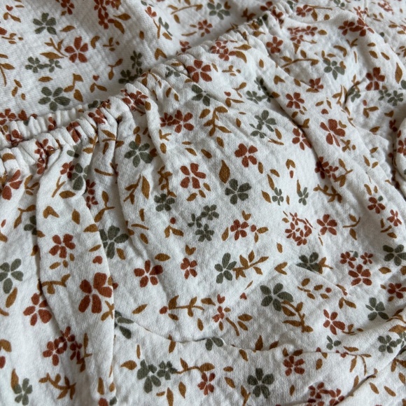 Quincy Mae Ruffle sleeveless floral dress and bloomer set - 6-12M, organic - Picture 9 of 15